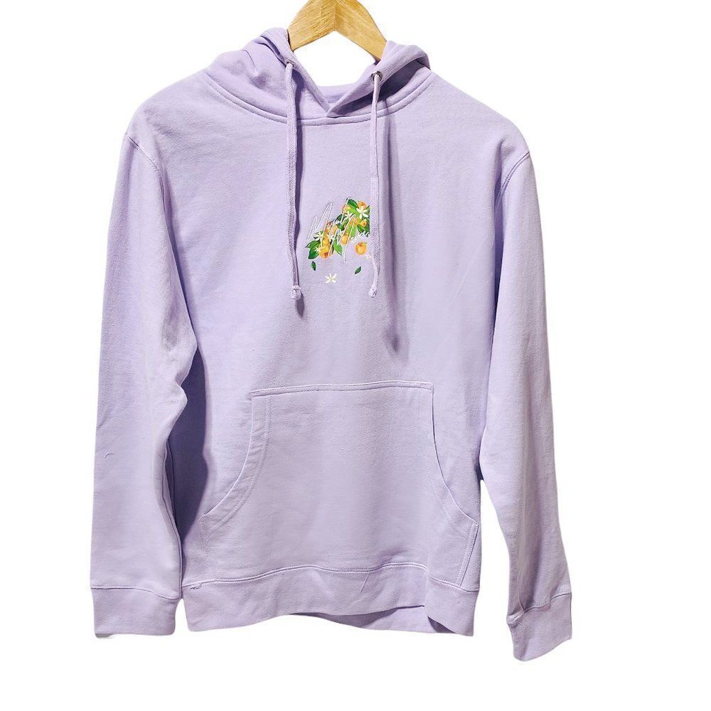 NEW Mogul Moves Ludwig Ahgren Lilac Floral Hoodie Kanye Travis